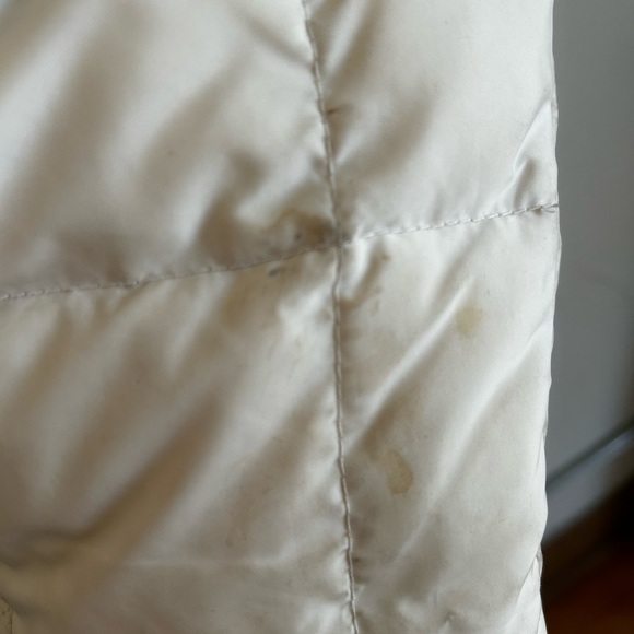 *Super Warm* Eddie Bauer 100% Goose Down White Puffer Jacket - Picture 11 of 17